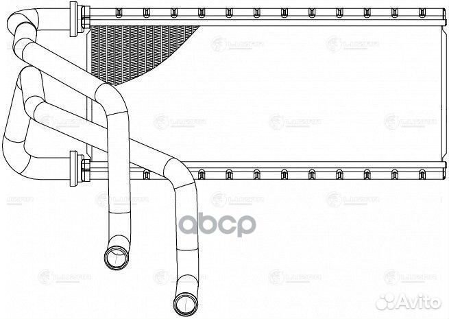 Радиатор отоп. Subaru Legacy /Outback 09- LRH 2209