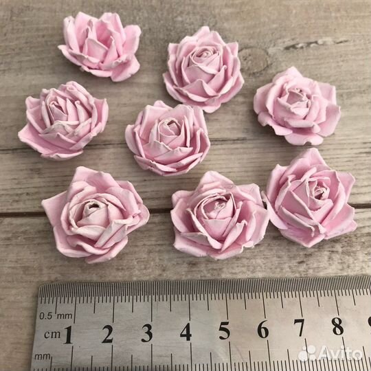 Бумажные цветы для скрапбукинга