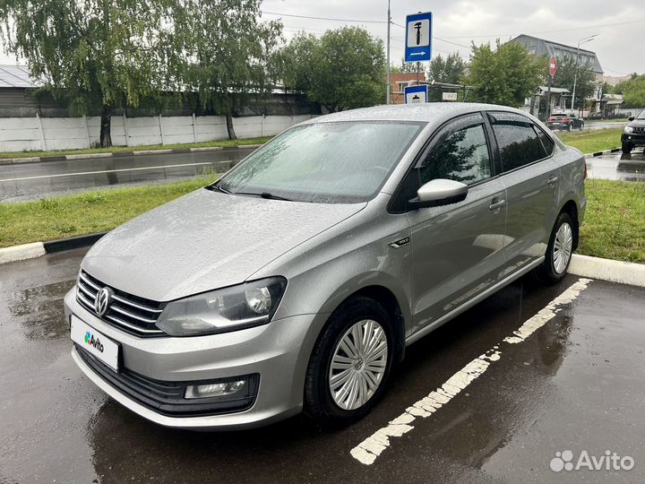 Volkswagen Polo 1.6 AT, 2018, 98 000 км