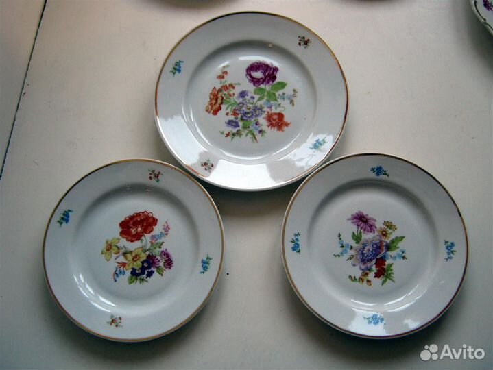 Тарелки Дулево СССР