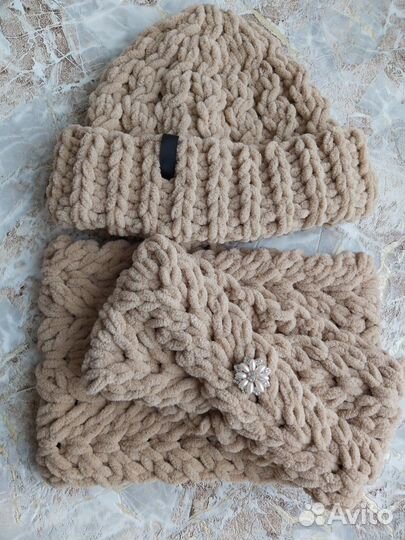 Снуд, повязка на голову, шапка