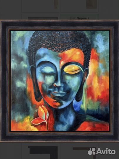 Картина маслом на холсте Будда