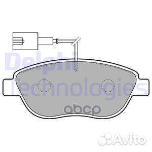 Колодки торм дисковые lp1721 Delphi