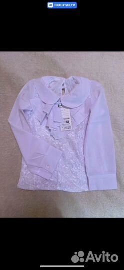 Блузка детская школьная