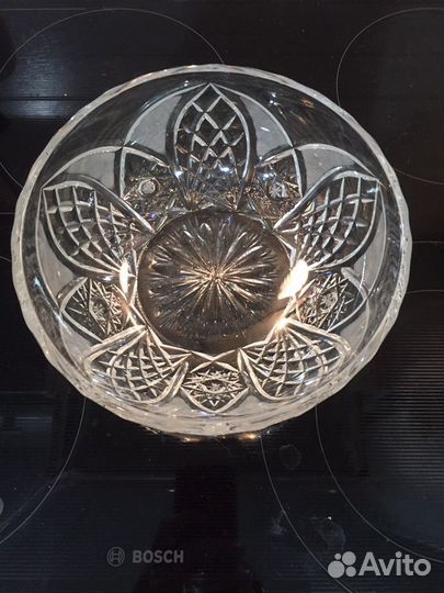 Ваза хрусталь
