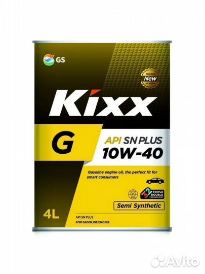 Kixx G SN plus 10W-40, 4 л