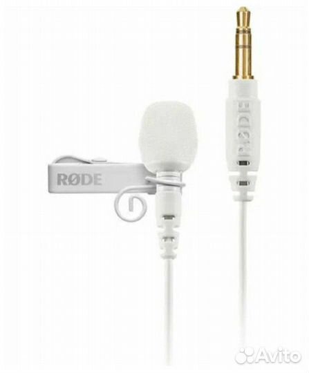 Rode Lavalier GO White, Петличный микрофон TRS 3,5