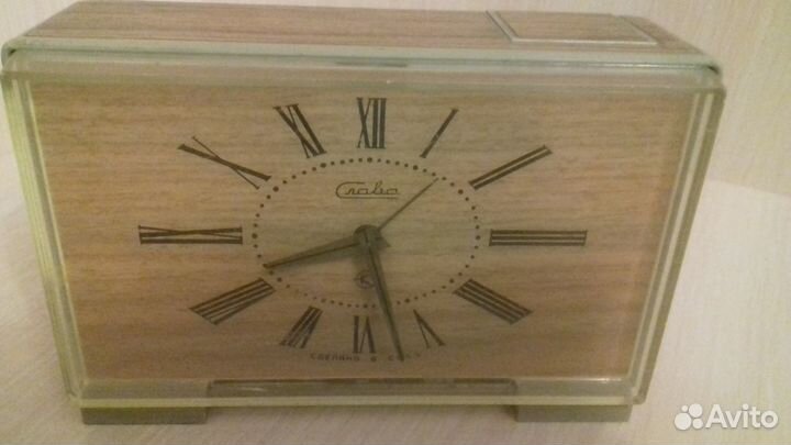 Часы слава будильник СССР