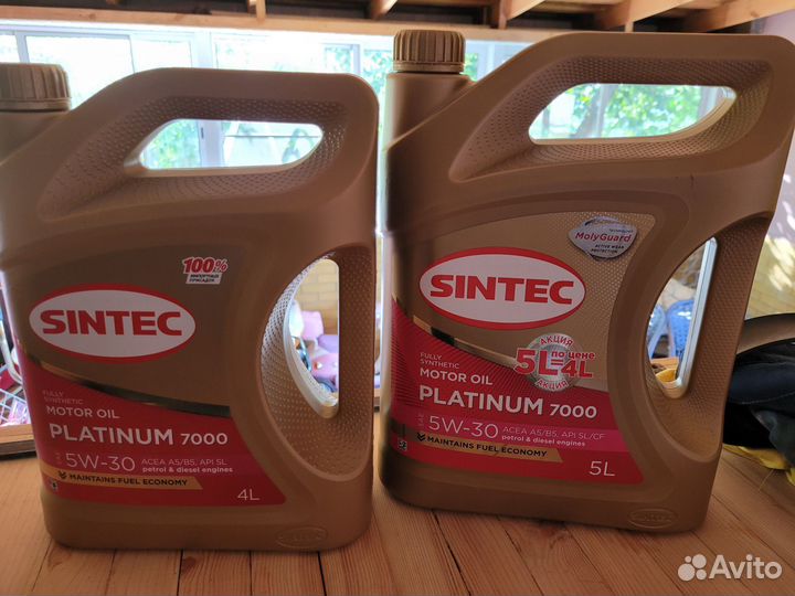 Масло моторное 5w30 Sintec