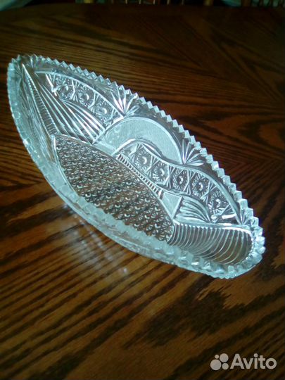 Салатник хрустальный СССР 