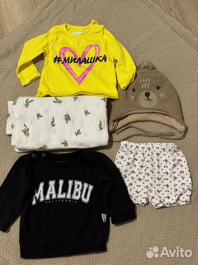 Пакет вещей на девочку 62-68