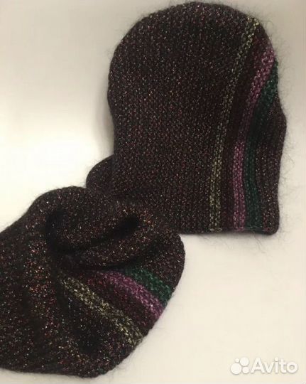 Шапка женская и снуд