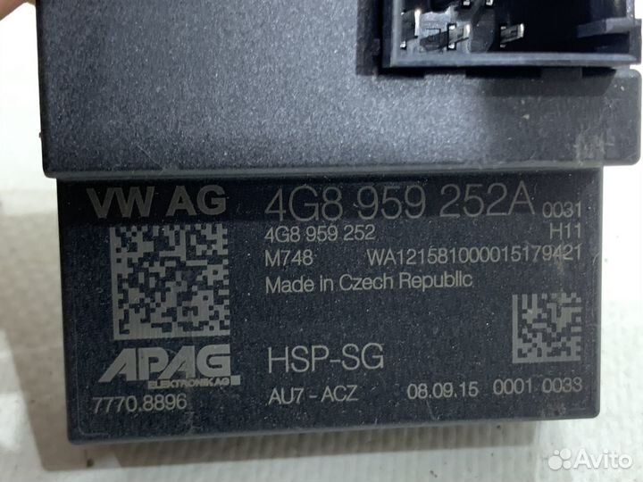 Блок управления регулеровка спойлера Audi A7 4G