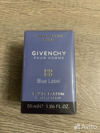 Парфюм Givenchy Pour Homme Blue Label 55 мл ОАЭ