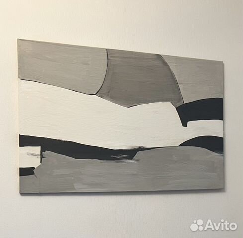 Интерьерная картина на холсте с фактурой