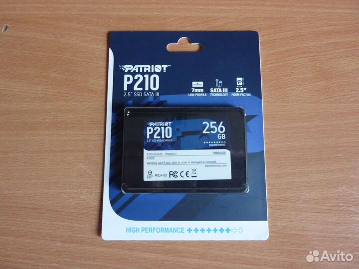 Новый Ssd 256 гб