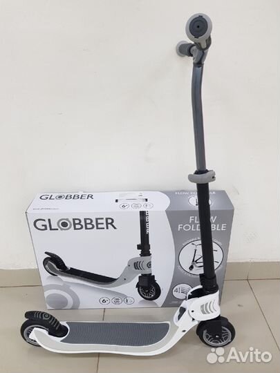 Самокат Globber складной Foldable Flow 125 White