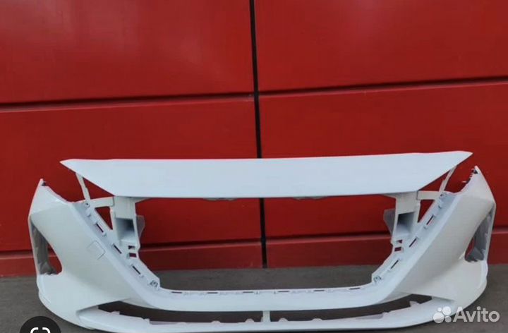 Передний бампер на hyundai solaris