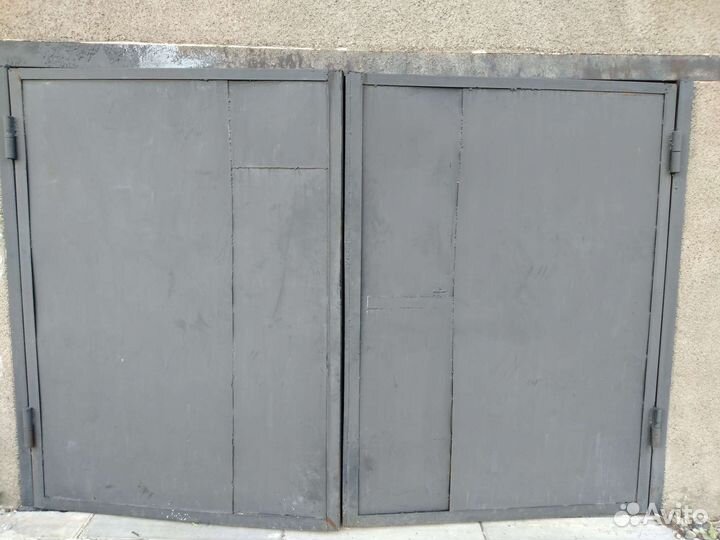 Ворота гаражные металлические бу