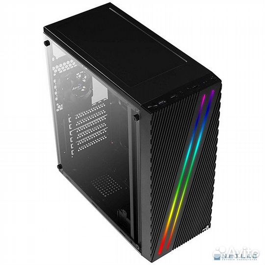 Корпус Mid Tower Aerocool Streak RGB (ATX/micro-AT