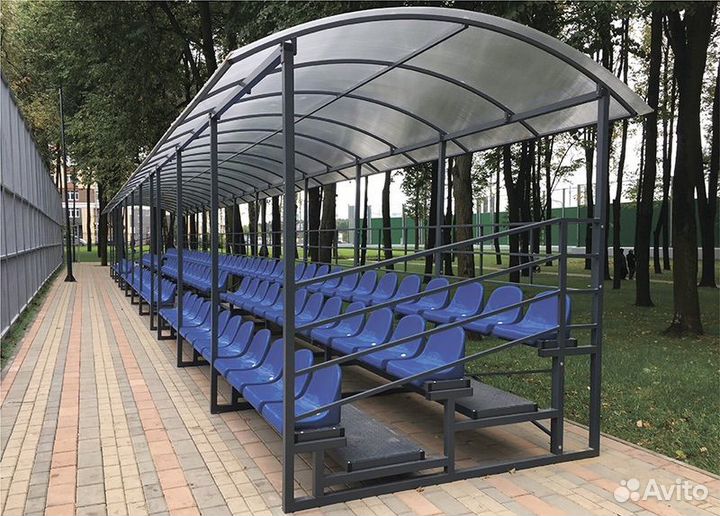 Трибуны для стадионов. Спортивные площадки