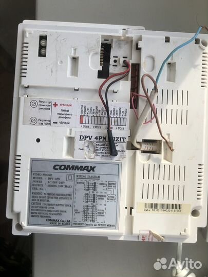 Видеодомофон commax DPV-4PN (не работает)