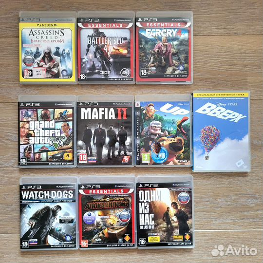 Игры диски для ps3