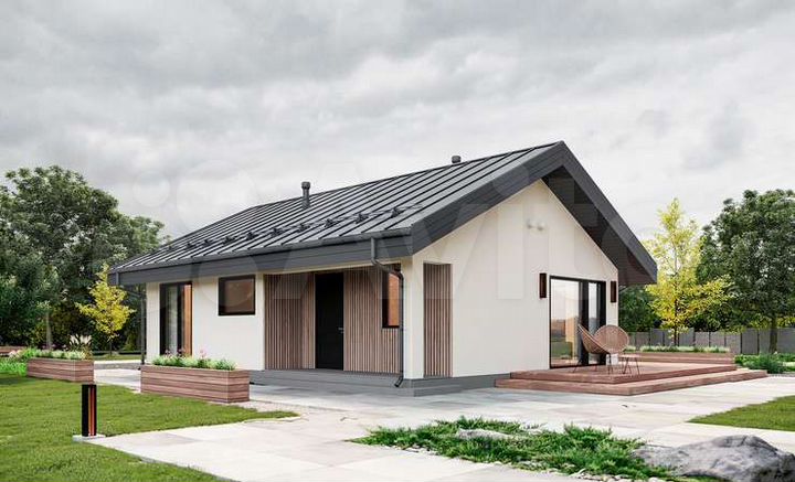 Дом 79 м² на участке 7,5 сот.