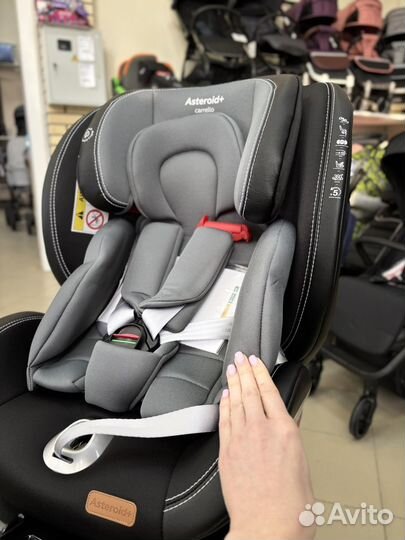 Кресло изофикс carrello asteroid + с ногой