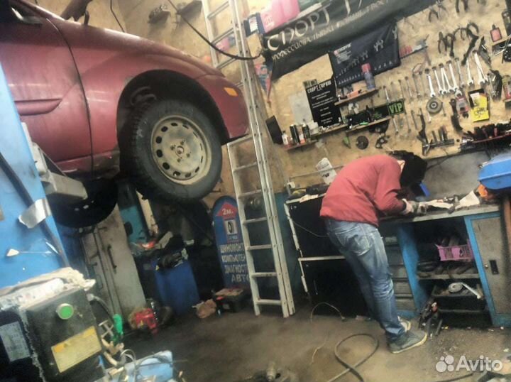 Подъемник в автосервисе в аренду / гараж на час