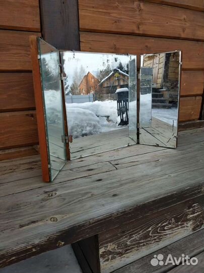 Зеркало Старинное надкомодное