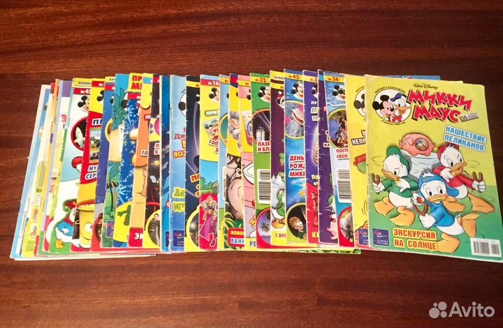 Старые комиксы Микки Маус