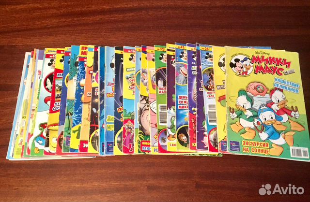 Старые комиксы Микки Маус