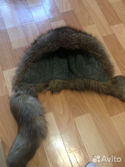 Шапка из чернобурки женская