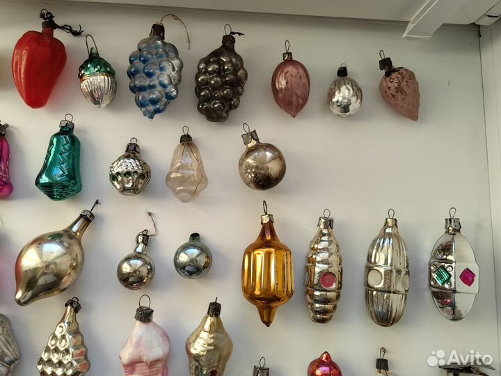 Новогодние елочные игрушки на елку СССР