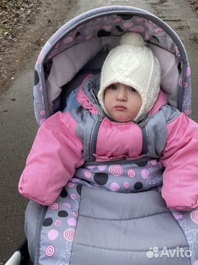 Комбинезон демисезонный для девочки 80р