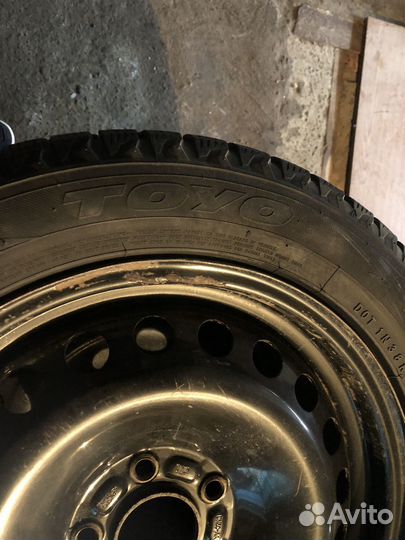 Зимняя резина 205 55 R16 липучка с дисками