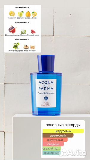 Fico di amalfi Acqua di Parma распив