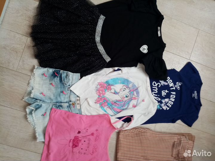 Вещи пакетом на девочку размер 146-152