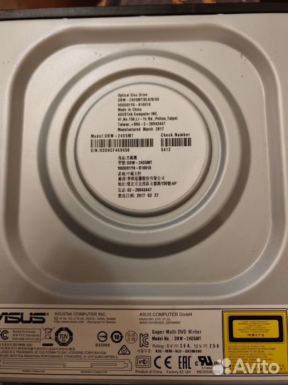 Оптический привод DVD-RW asus