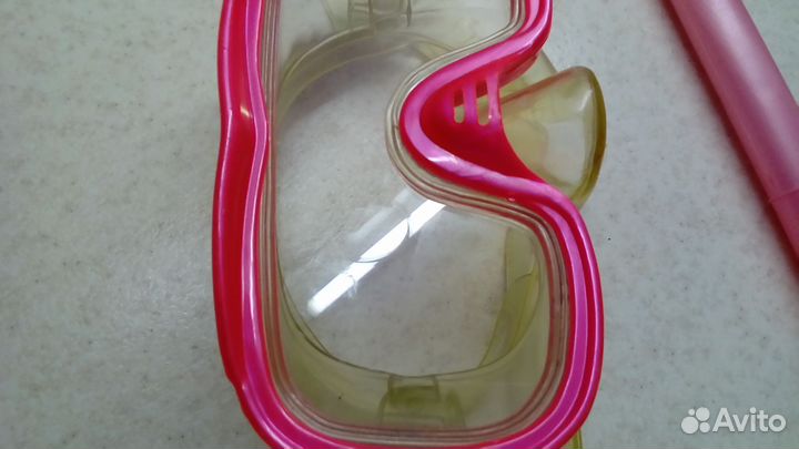 Маска и трубка, очки подростковые для плаванья