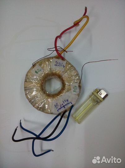 Мощный трансформатор тор от сабвуфера