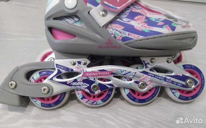 Роликовые коньки раздвижные Reaction