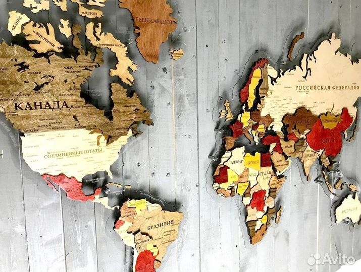 Карта России с подсветкой