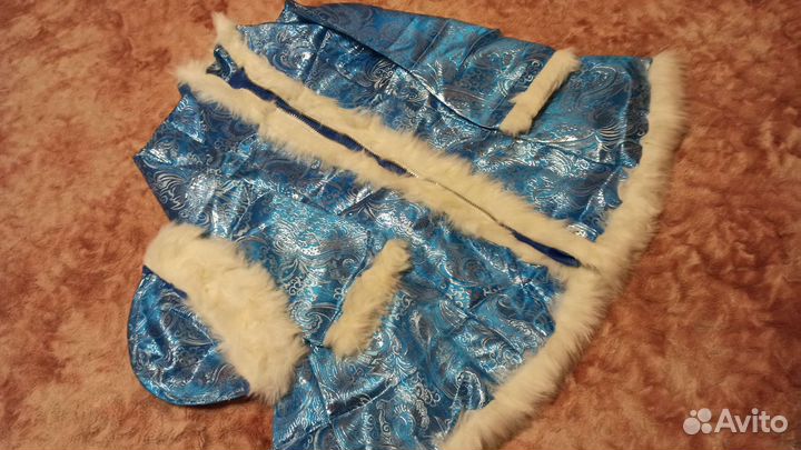 Костюм снегурочки 5-8 лет в аренду для фотосессии