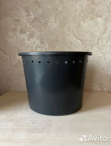 Ведро с отверстиями для плетения ротангом