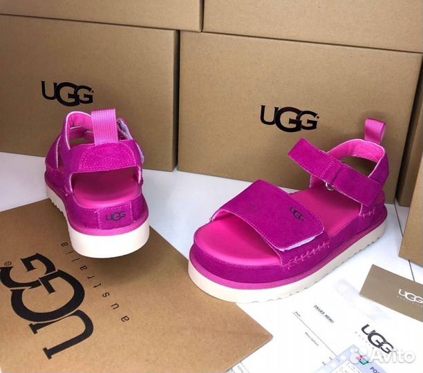 Сандалии UGG натуральная замша