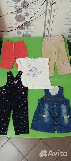 Вещи пакетом для девочки 68-74