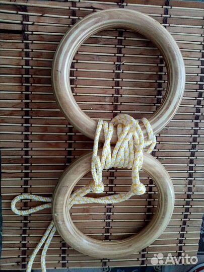 Гимнастические кольца (дерево)