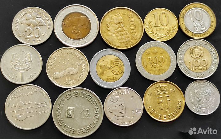Иностранные монеты мира нечастые и редкие